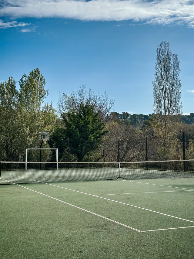 Court de Tennis - Maison d'hôtes les Arnauds à Aix-en-Provence