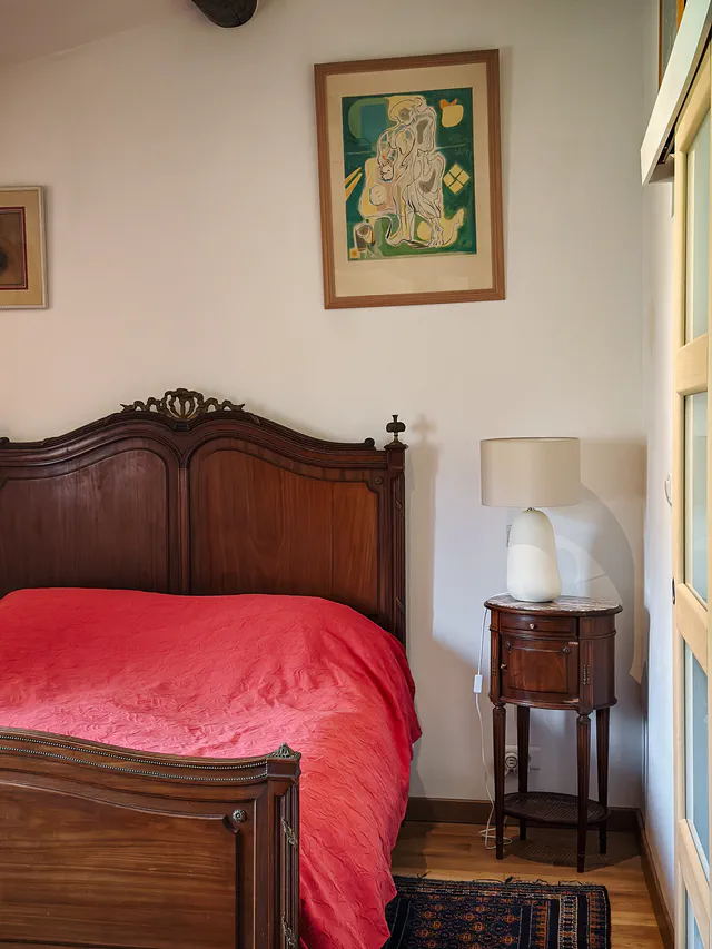 Chambre avec lit double - Maison d'hôtes les Arnauds à Aix-en-Provence