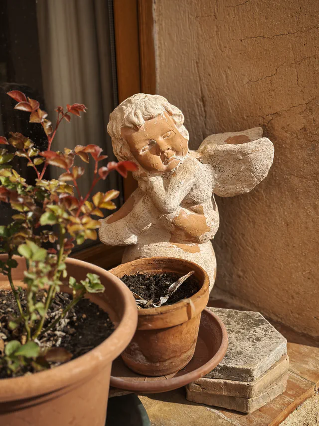 Statue d'ange - Chambre d'hôtes les Arnauds à Aix-en-Provence